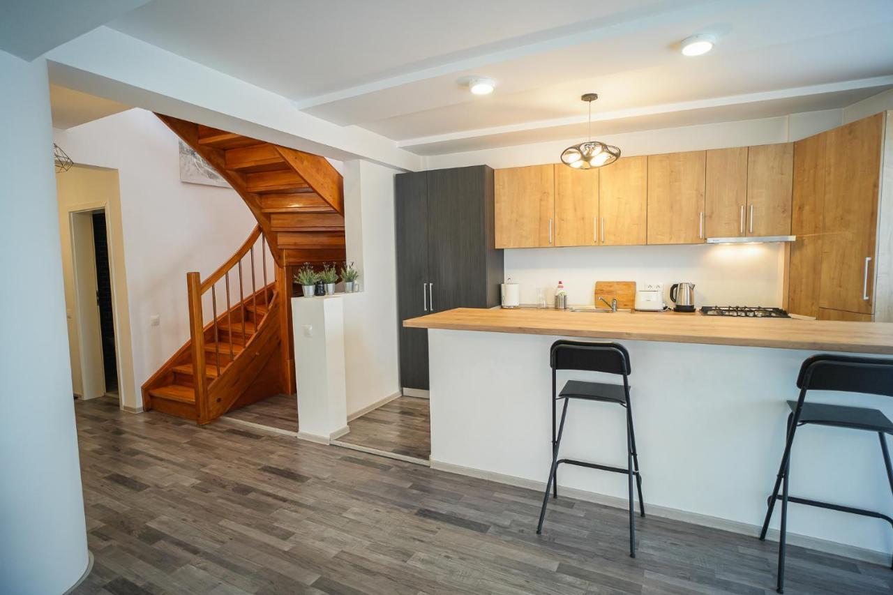 Penthouse With Huge Rooftop & Amazing City View Bucureşti Ngoại thất bức ảnh